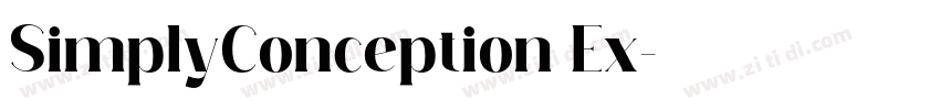 SimplyConception Ex字体转换